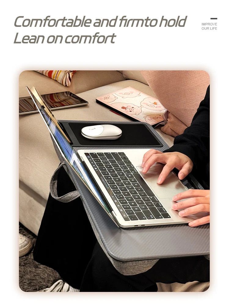 Premium Ergonomic Laptop Desk - Adjustable & Portable Design