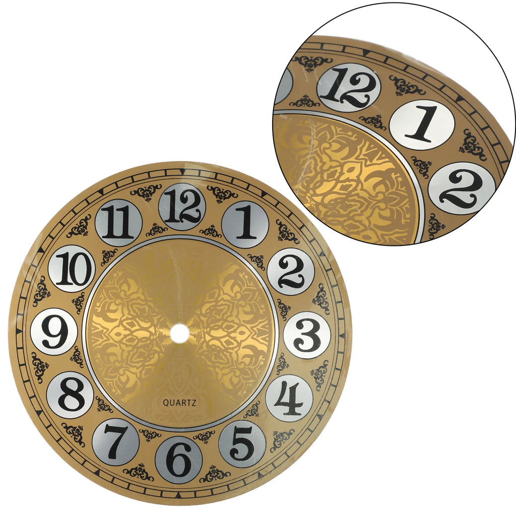 Premium Aluminium Clock Dial - 180mm Arabic Numerals
