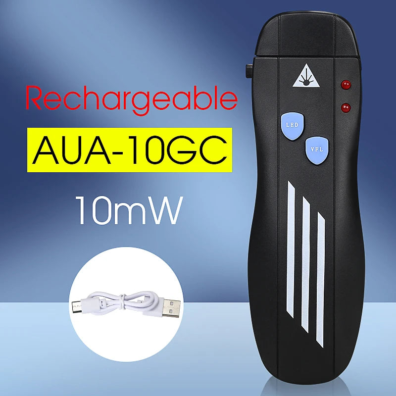 Professional Visual Fault Locator - Rechargeable Fiber Tester