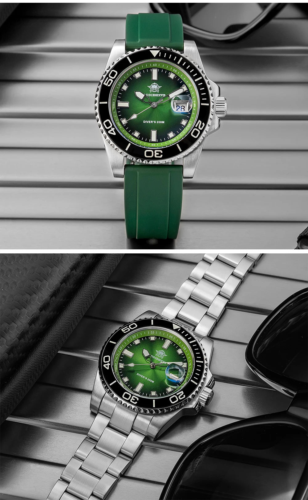 Luxury Men's Diving Watch - 200M Waterproof & Luminous
