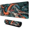 Premium Anime Gaming Mousepad - Japanese Dragon Speed Desk Mat