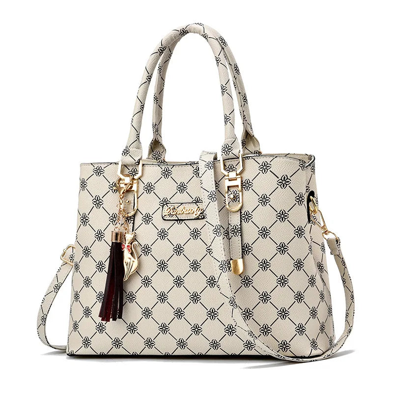 Elegant Women Shoulder Bag - Versatile Faux Suede