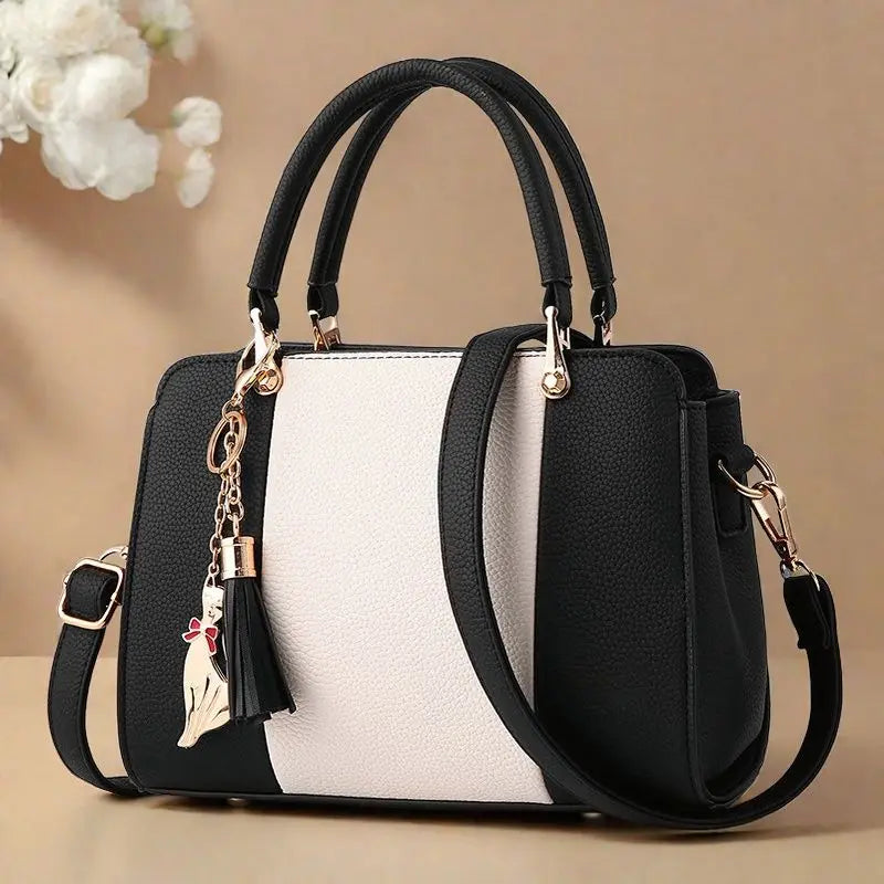 Elegant Women Shoulder Bag - Versatile Faux Suede