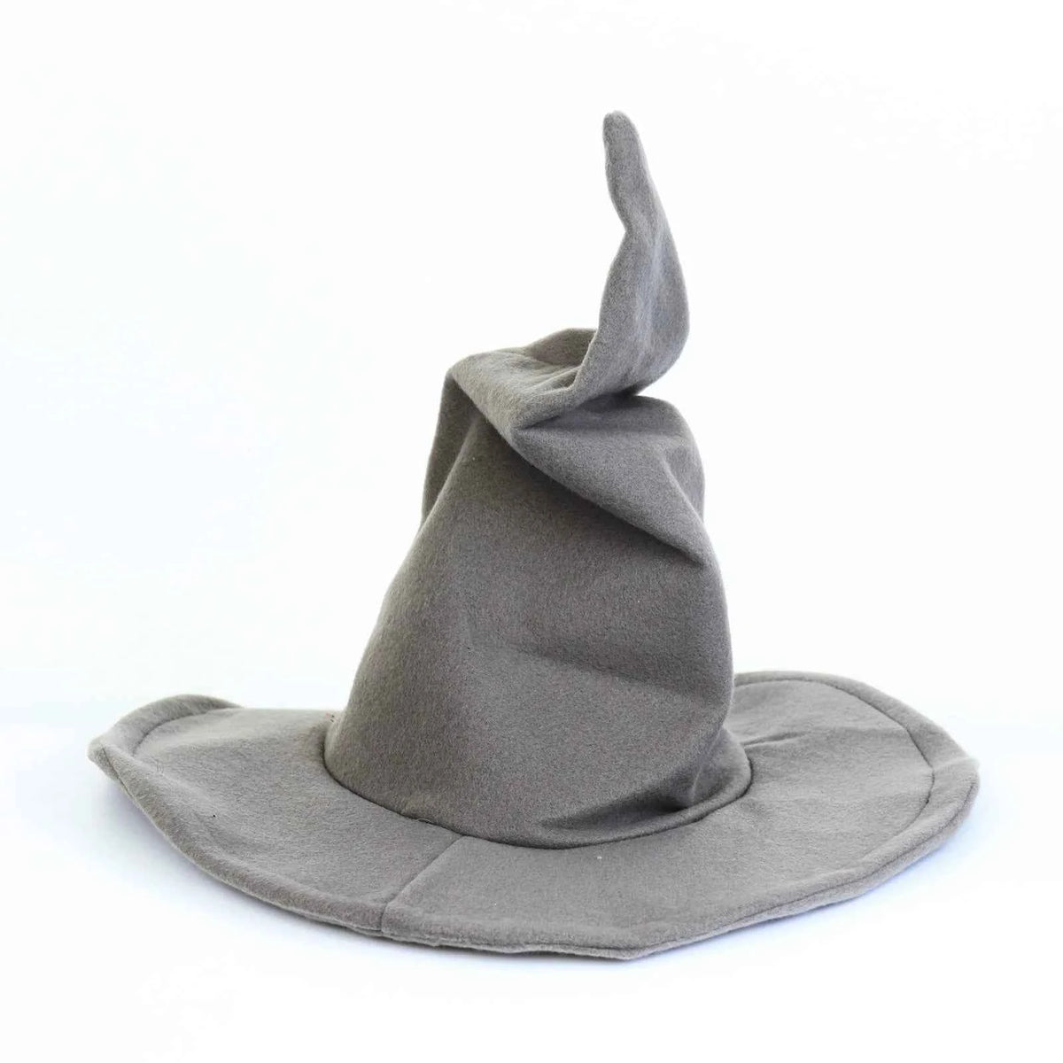 Premium Grey Wizard Hat - Pointed Dumbledore Role Play Costume