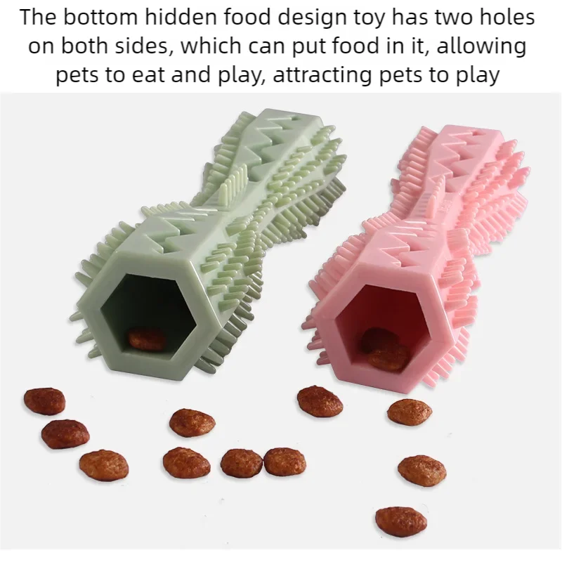 Premium Dog Chew Toy - Dental Cleaning & Leaky Treat Function