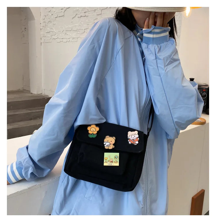 Premium Japanese Harajuku Bag - Versatile Student Crossbody