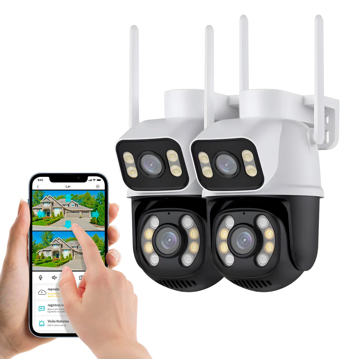 Professional Outdoor WiFi Security Camera - Waterproof Surveillance
