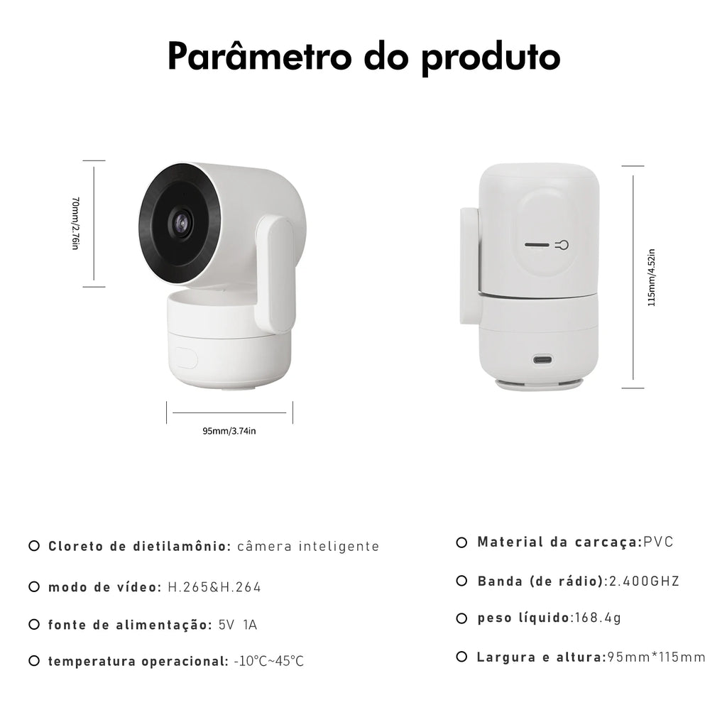 Compact WiFi Security Camera - HD Wireless Surveillance
