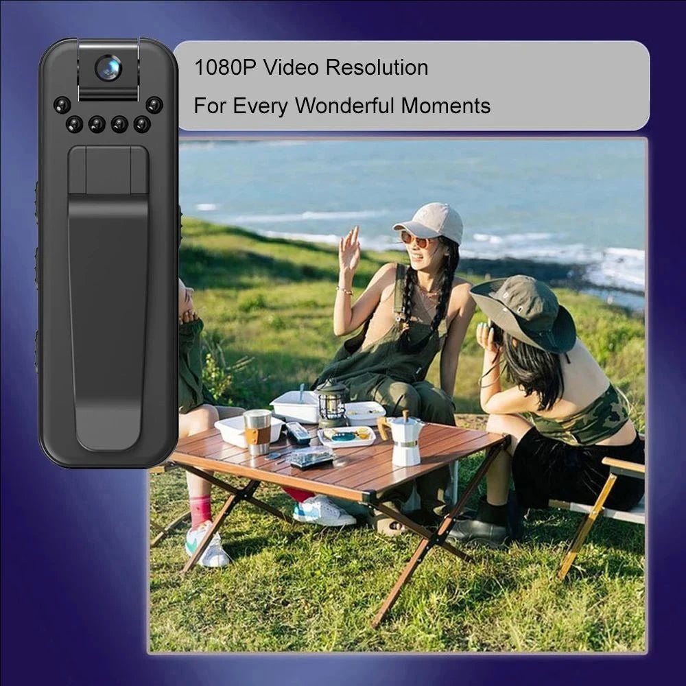 HD Portable Mini Body Camera - 1080P Night Vision Recorder