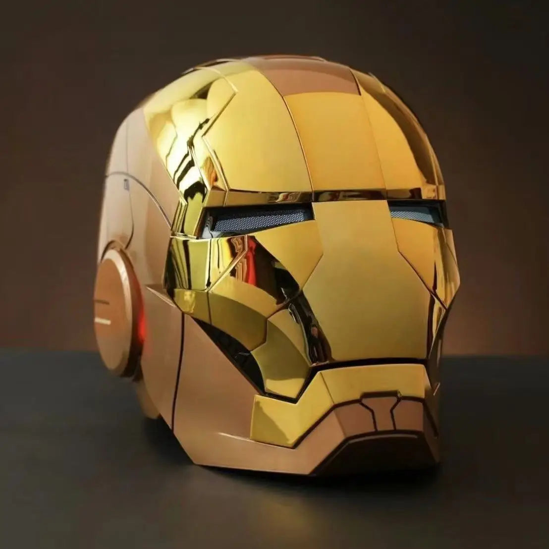 Premium Iron Man Helmet - 1:1 Wearable Voice Control LED Mask