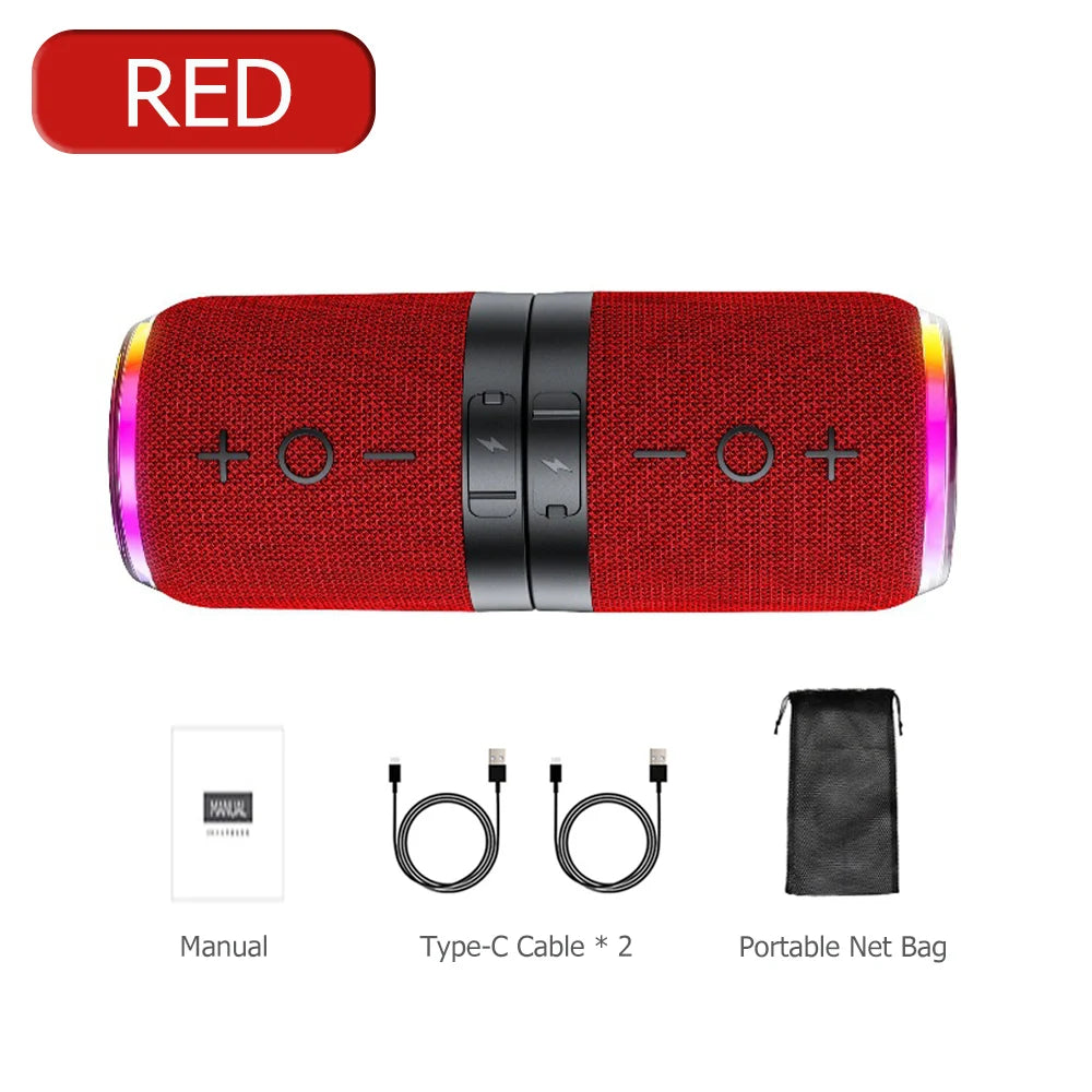 Premium Portable Bluetooth Speaker - Waterproof TWS Stereo Sound