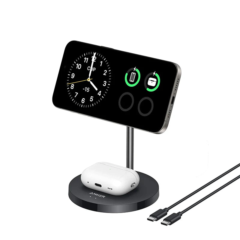Premium Qi2 Wireless Charger Stand - Fast 15W Magnetic Charging
