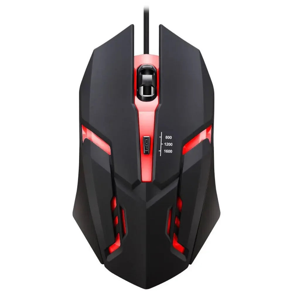 Premium Ergonomic Gaming Mouse – Wired RGB with 4 Buttons