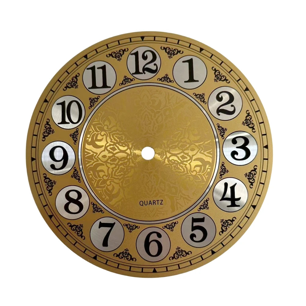 Premium Aluminium Clock Dial - 180mm Arabic Numerals