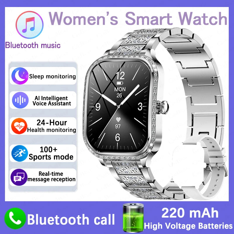Luxury Smart Watch for Women - 1.75" HD Display & Bluetooth