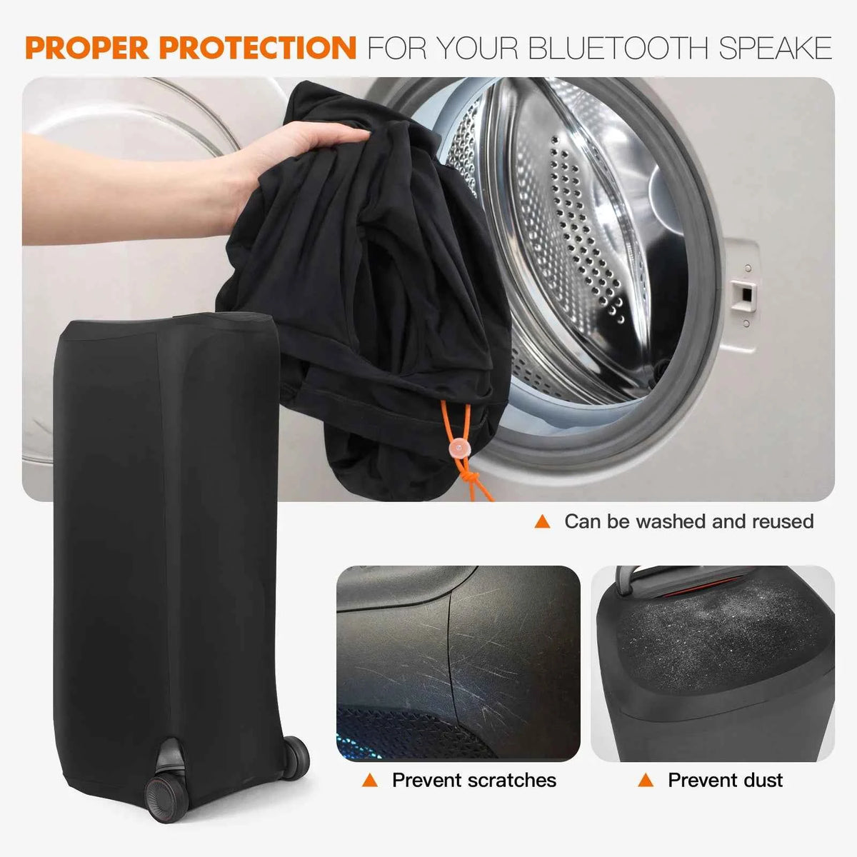 Premium Speaker Protective Cover - Dust & Scratch Resistant Sleeve
