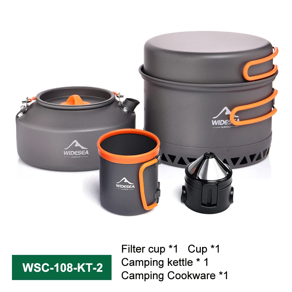 Premium Outdoor Camping Cookware Set - Portable & Durable
