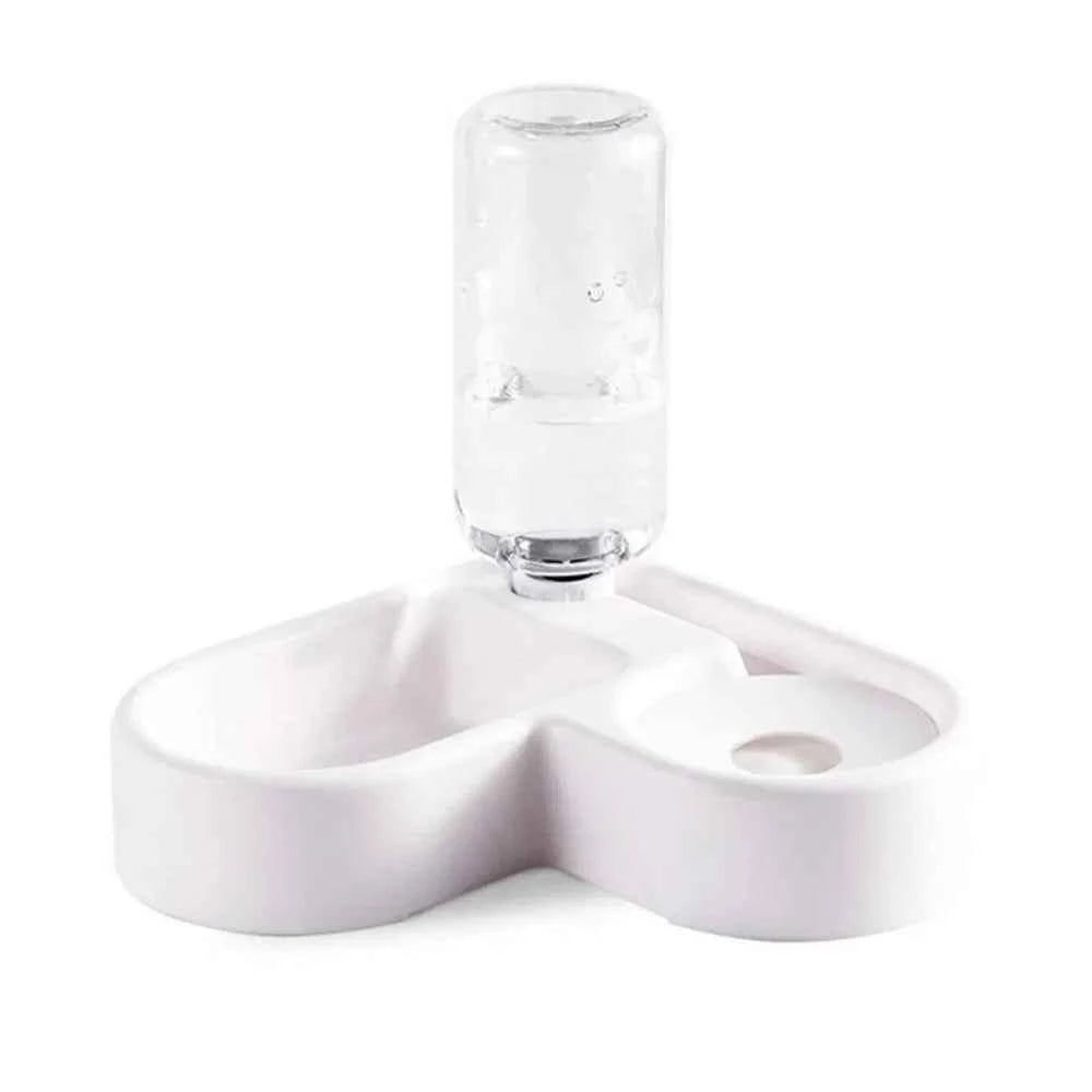 500ml Pet Automatic Feeder Small Bowl Drinkable Portable Cat and Dog Food Bowl Living Room Bedroom Pet Products  Pet Items
