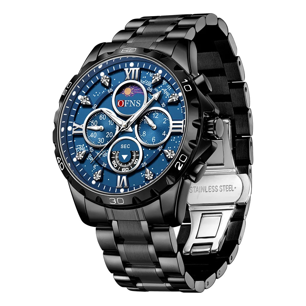 Premium Men's Military Watch - Waterproof Quartz