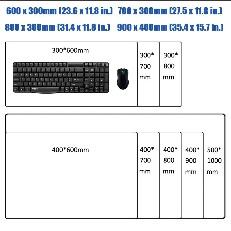 Premium HD Sci-Fi Gaming Mouse Pad - Large Desk Mat