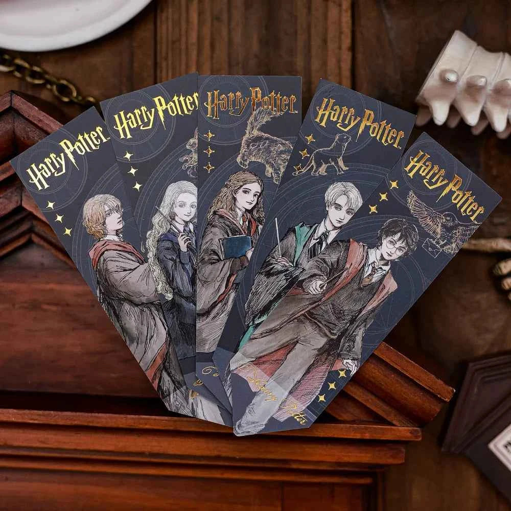 Harry Potter Reading Bookmark - Kawaii Hermione & Ron Book Accessory