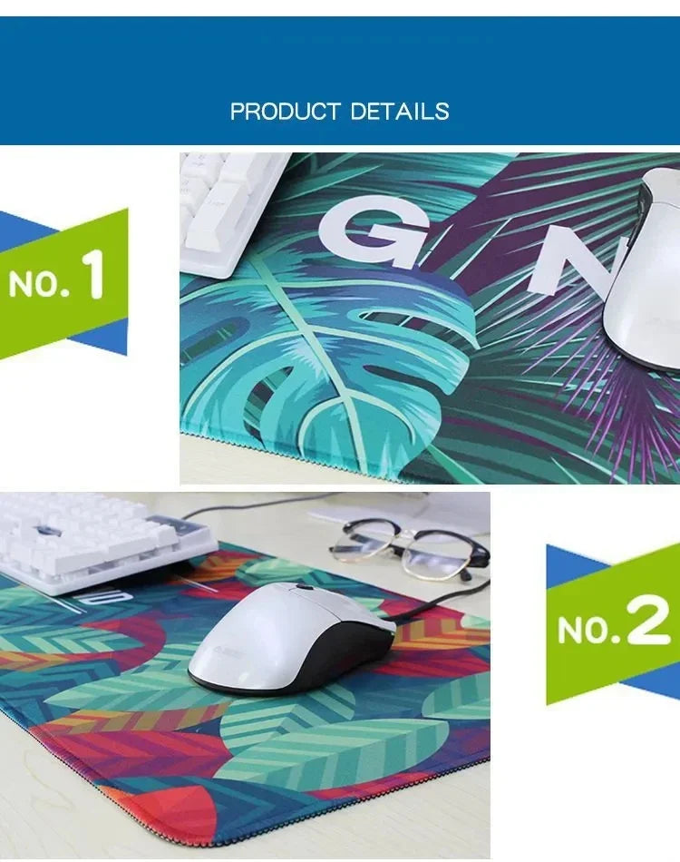 Premium HD Sci-Fi Gaming Mouse Pad - Large Desk Mat