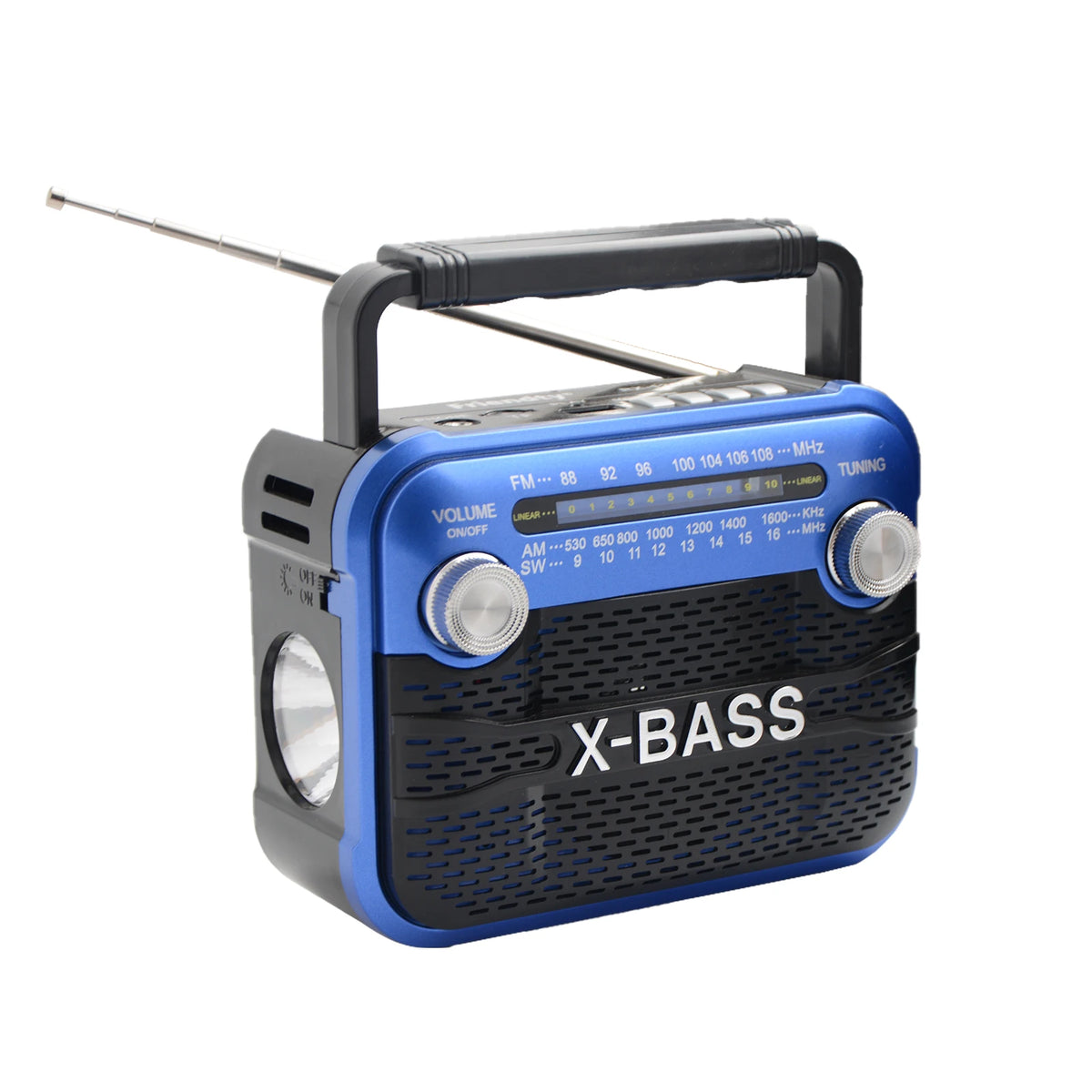 Portable Bluetooth Radio - Rechargeable FM/AM/SW Wireless Audio