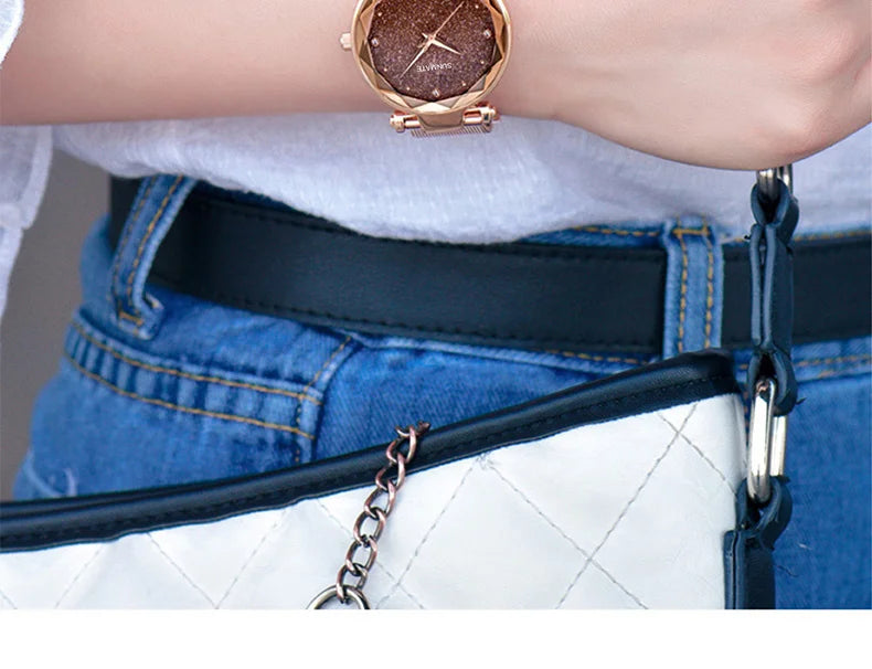 Elegant Ladies Dress Watch - All-Star Design, Waterproof Quartz