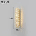 Luxury Modern Oval LED Crystal Wall Lamp - Indoor Light Fixture