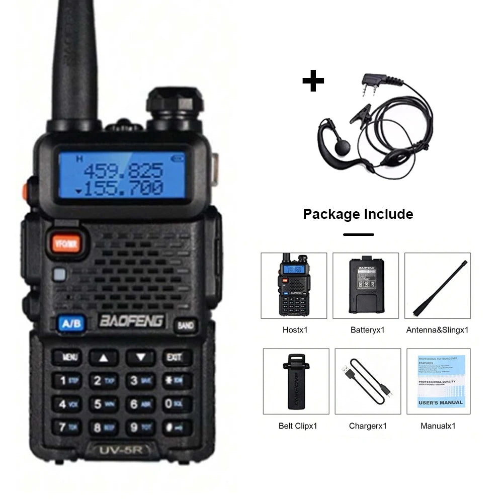 Professional Long Range Two Way Radio - Dual Band Handheld