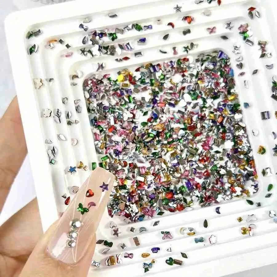 Luxury Nail Art Rhinestones - Crystal Resin Flatback Diamonds
