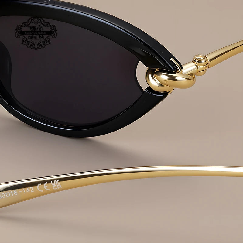 Luxury Cat Eye Tortoiseshell Sunglasses - UV400 Protection