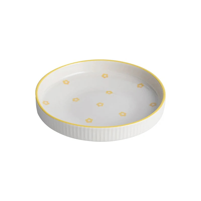 Premium Ceramic Cat Bowl - Elevated Feeding & Water Dish