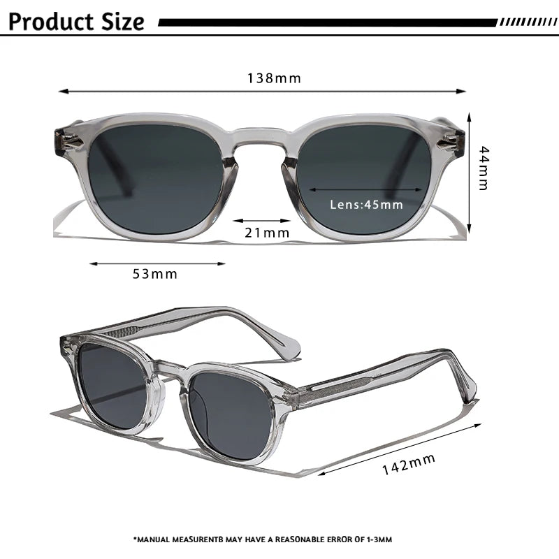 Retro Round Sunglasses - Premium UV400 Vintage Eyewear