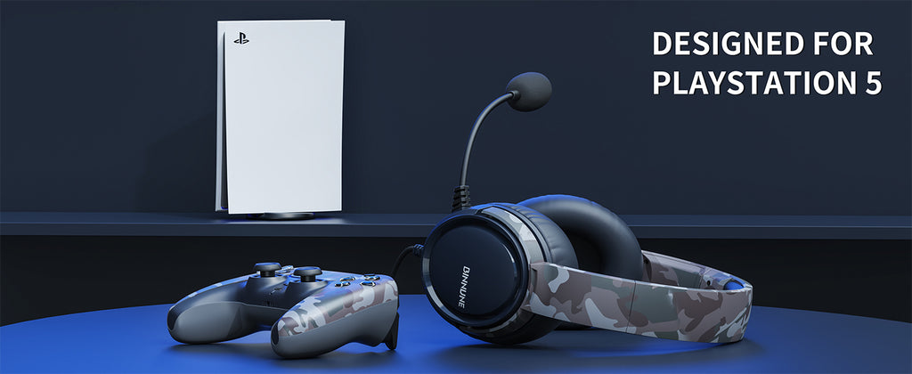 Premium Gaming Headset with Mic - Multi-Platform Wired Headphones