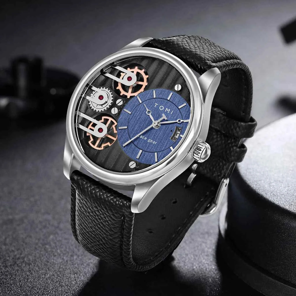 Luxury Mens Quartz Watch Set - Business Detachable Strap