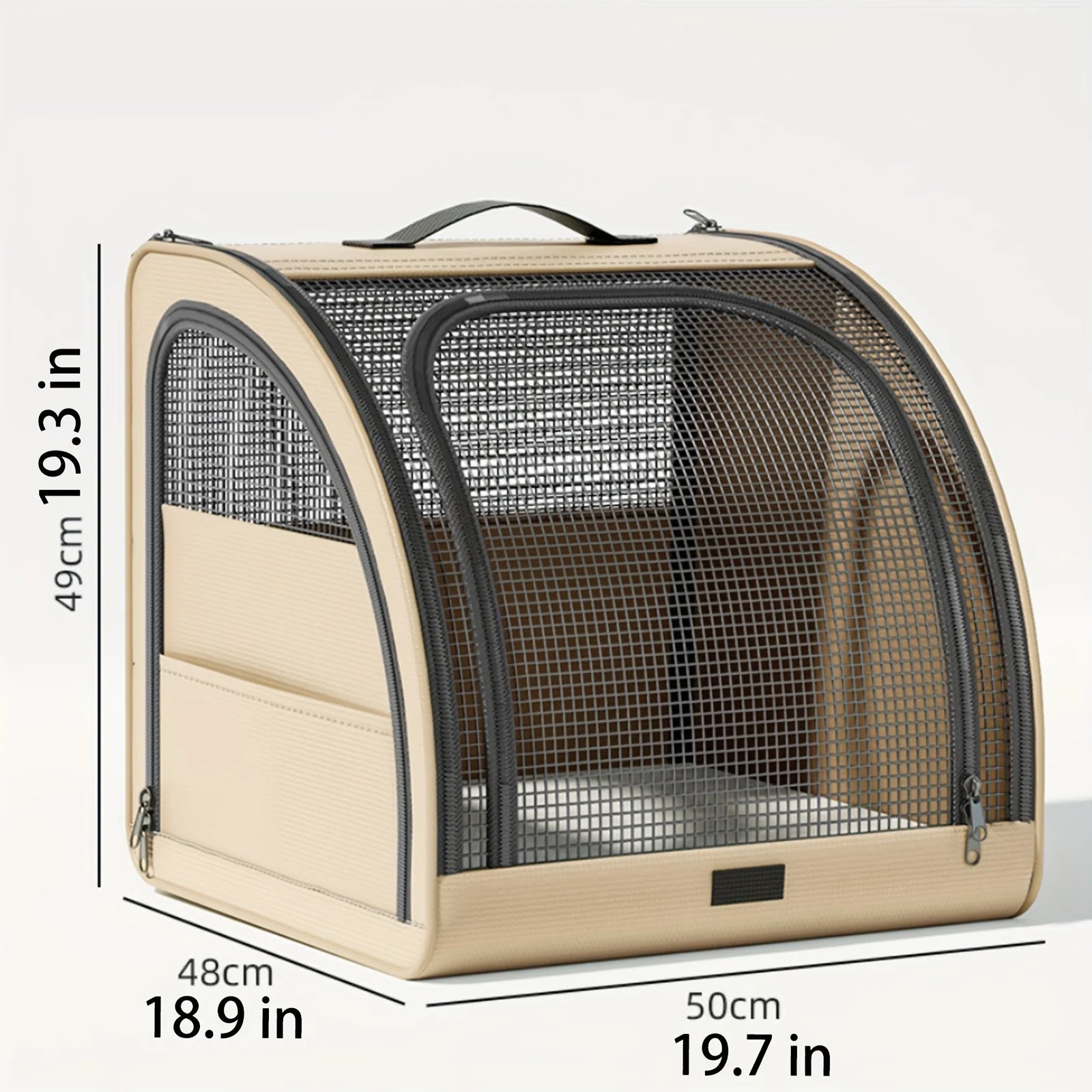 Premium Portable Pet Car Seat - Travel Comfort for Dogs & Cats