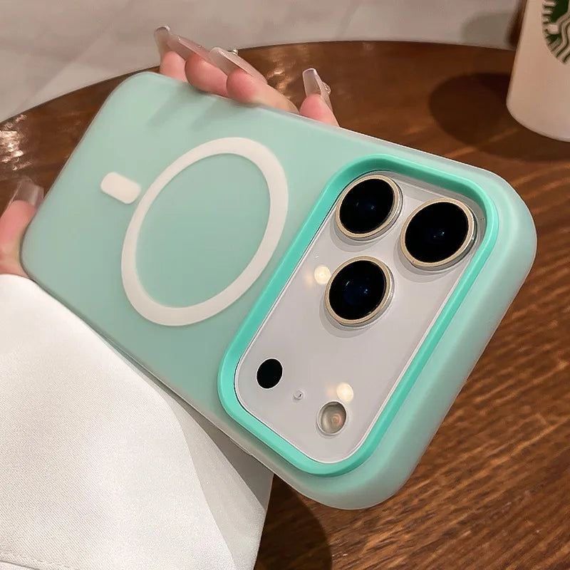 Luxury Magnetic Shockproof iPhone Case - Liquid Silicone