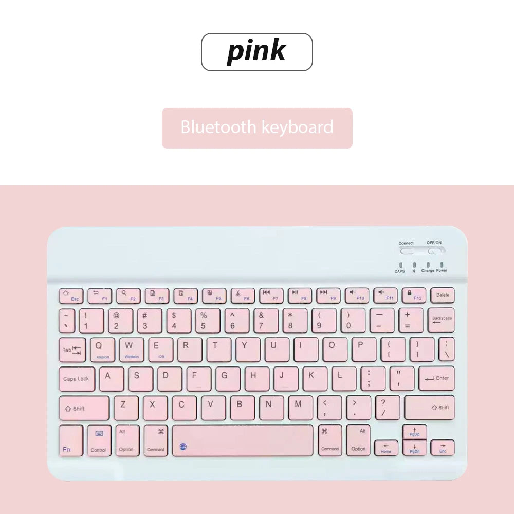 Premium Bluetooth Keyboard Mouse Set - Slim, Rechargeable & Universal