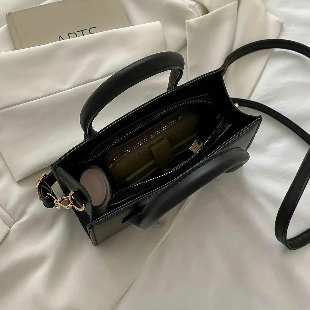 Elegant Mini Crossbody Bag - Chic Top Handle Design