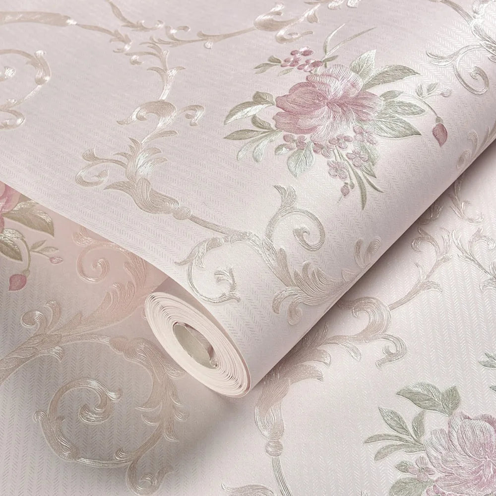 Elegant 3D Flower Wall Stickers - Self-Adhesive Decor