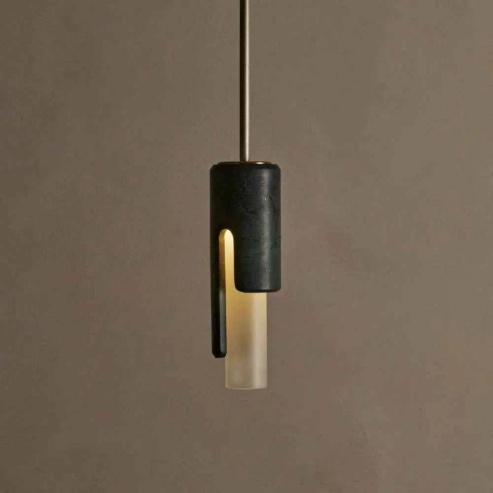 Luxury Natural Stone Pendant Lamp - Wabi-sabi Art Chandelier