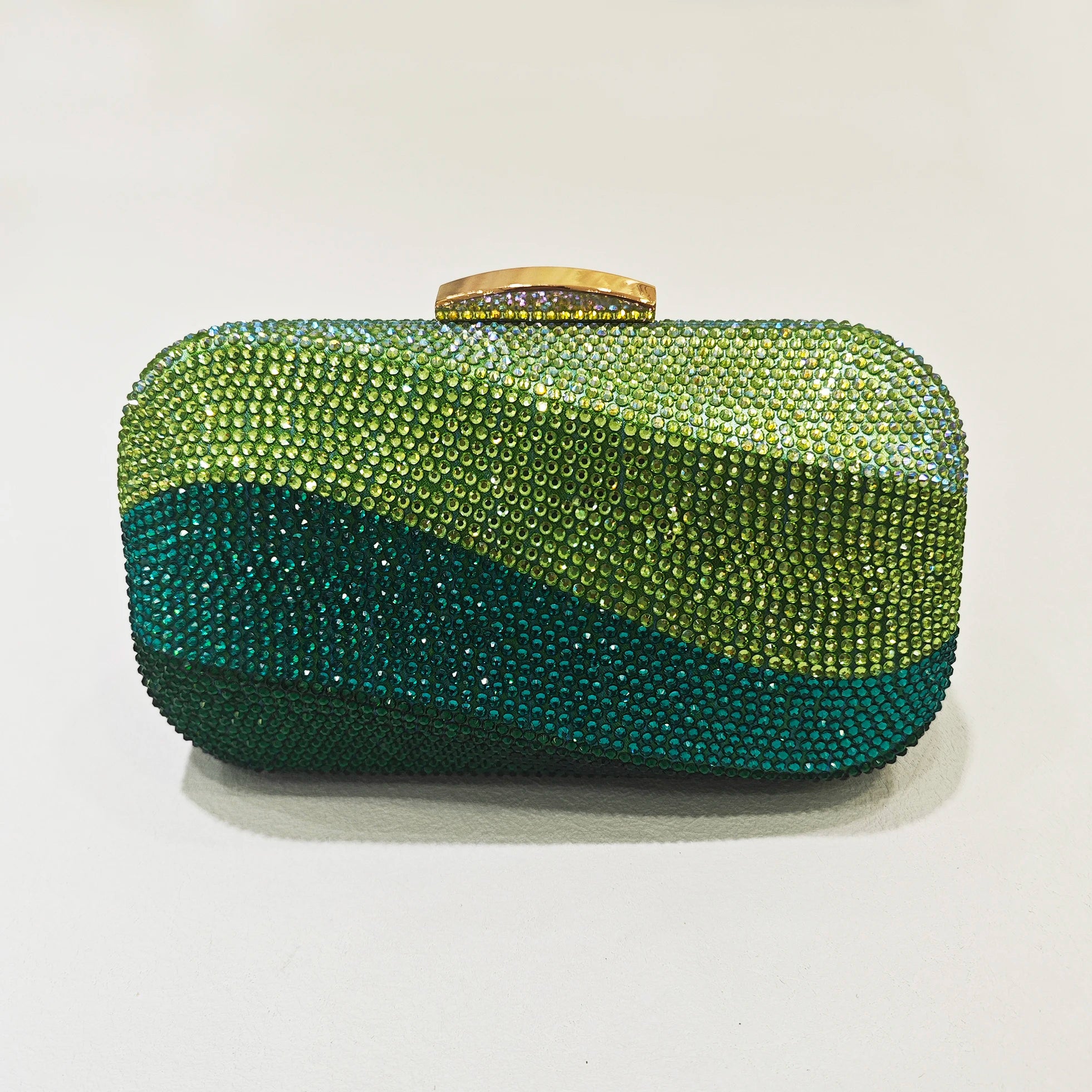 Elegant Crystal Clutch Evening Bag - Luxury Minaudiere Handbag