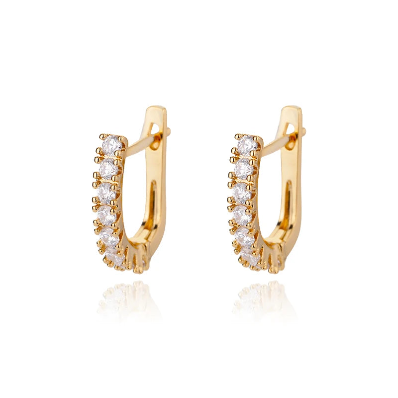 Elegant Star Hoop Earrings - Stainless Steel Y2K Jewelry