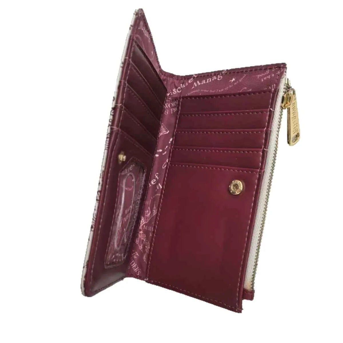Premium Harry Potter Map Printed Long Zipper Wallet