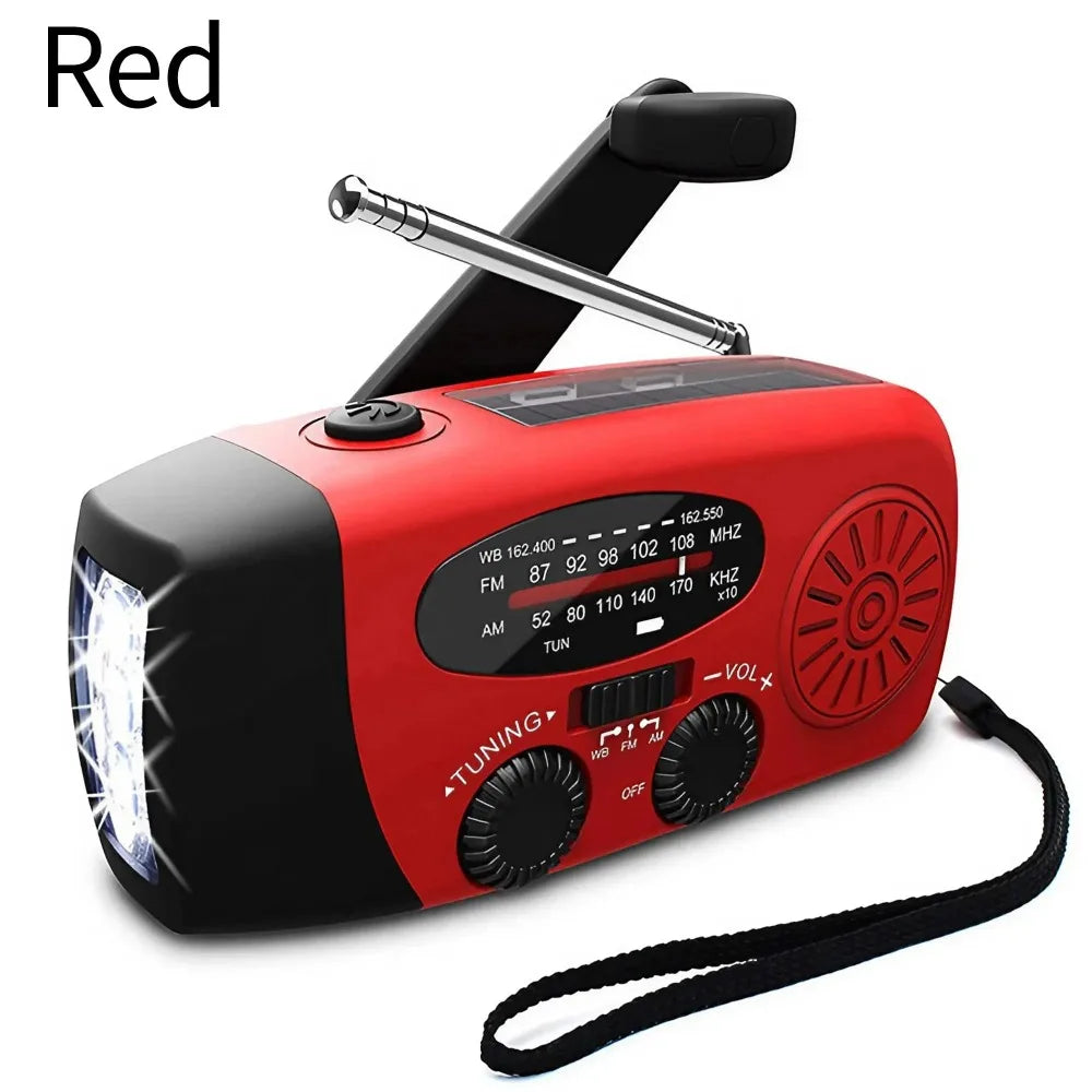 Essential Emergency Weather Radio - Solar & Hand Crank Powered