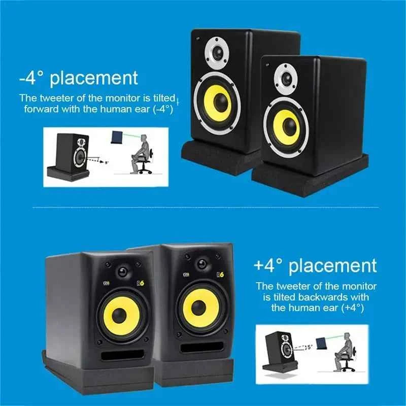 Professional Speaker Isolation Pad - High-Density Acoustic Foam