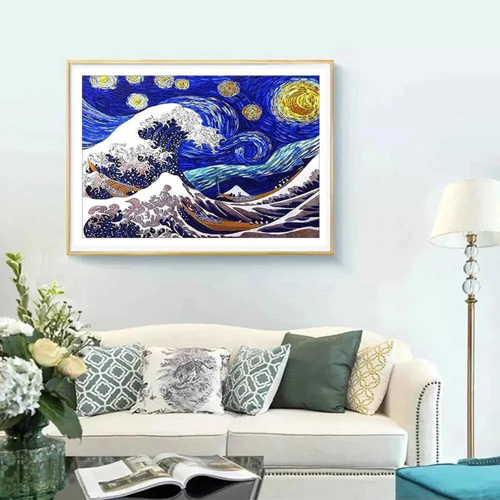 Premium Starry Sky Diamond Painting Kit