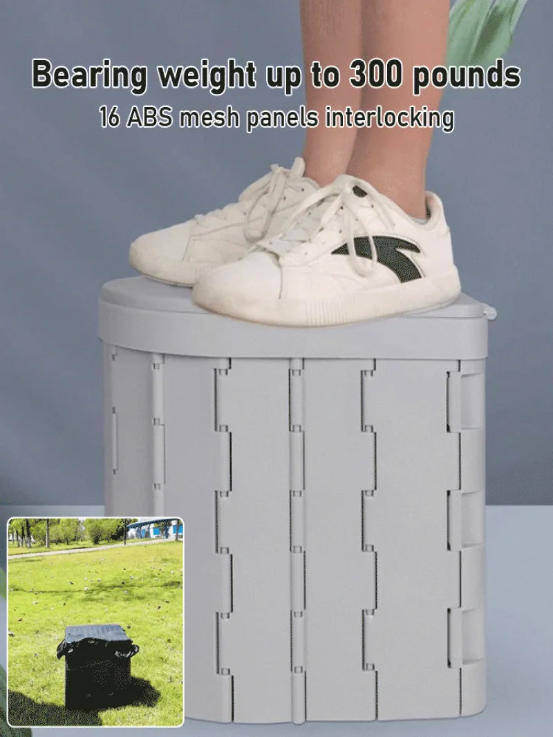 Essential Portable Folding Toilet - Compact Emergency Travel Gear