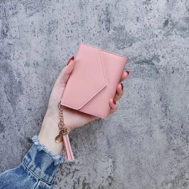Luxury PU Leather Small Women Wallet - Compact Card Holder